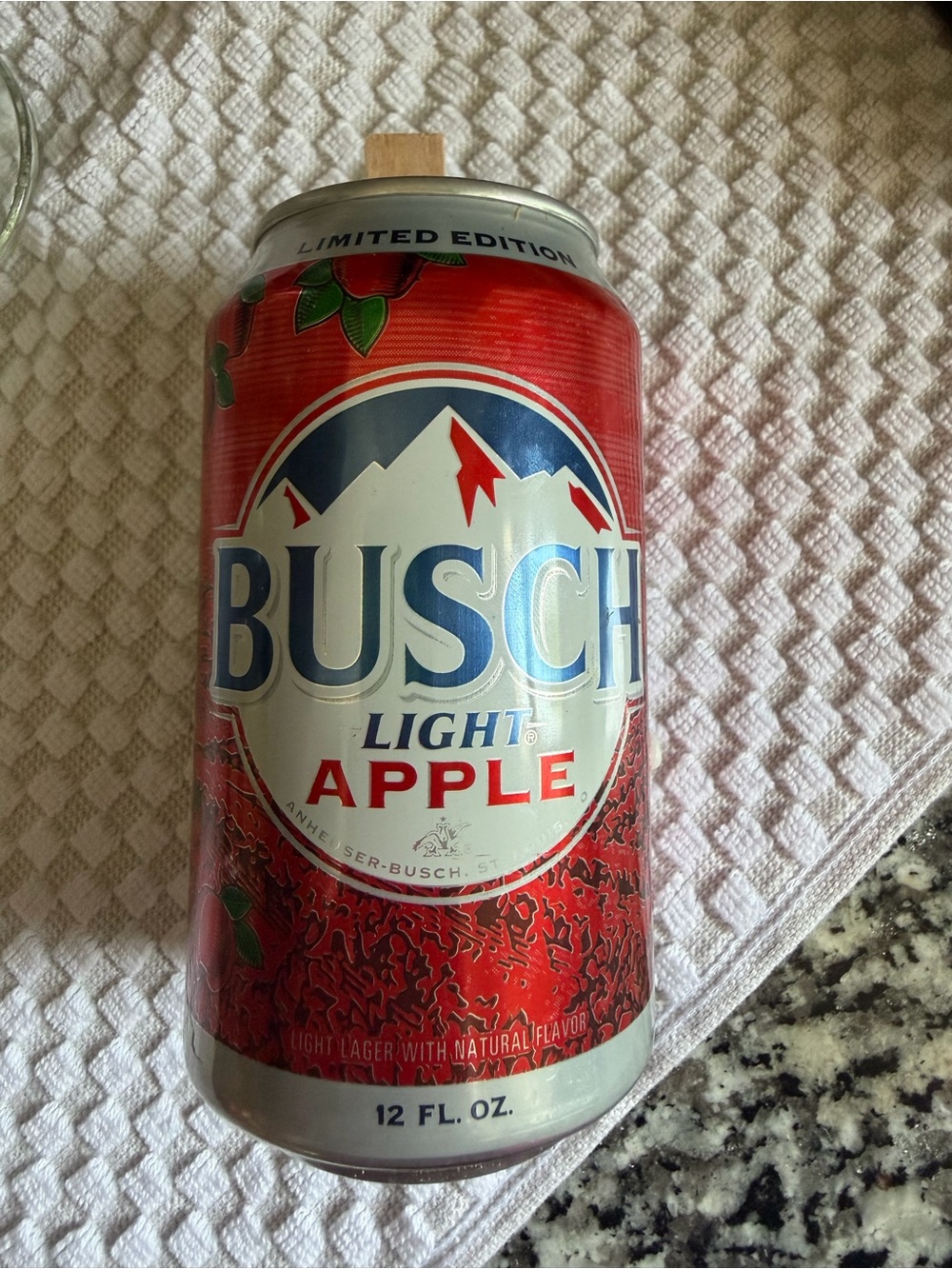 Busch Light Apple Can Woodwick Candle